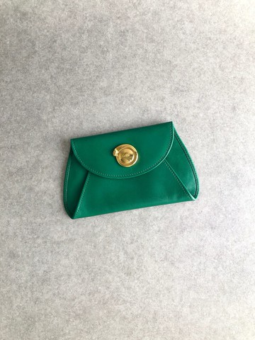 【日本直送，銘牌二手包裝】Cartier 零錢包黑皮革 Panthere Vintage Old 5rmdfx