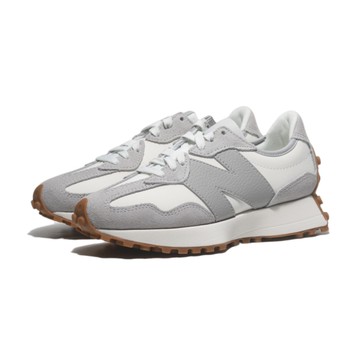 NEW BALANCE 休閒鞋 NB 327 雲霧灰 皮革 復古 女 WS327NKC