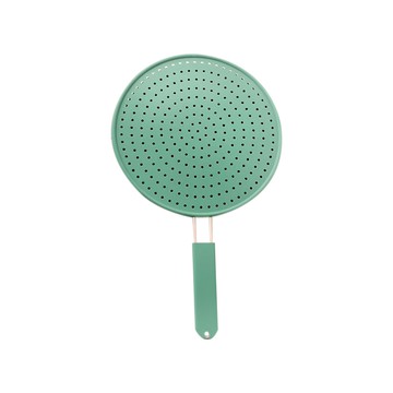 Puko 帶柄矽膠防濺鍋蓋 薄荷綠色  28cm  1個