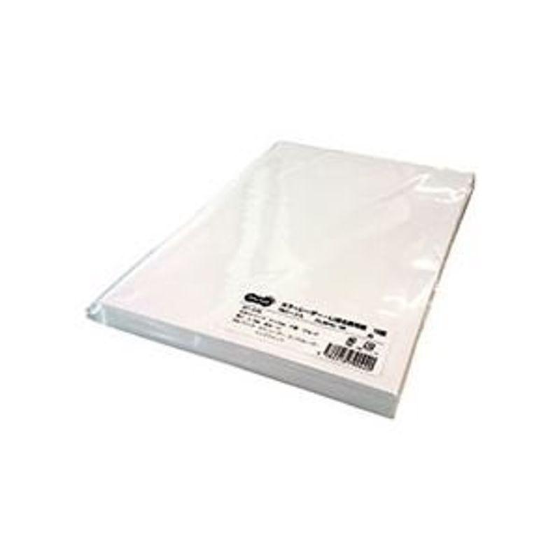 （まとめ） TANOSEE カラーレーザー・IJ用名刺用紙 10面 白 厚口 1冊（100シート） ×5セット ds-1577199