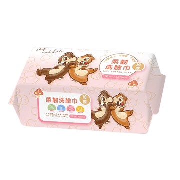 迪士尼系列洗臉巾70抽-(奇奇與蒂蒂/小熊維尼)