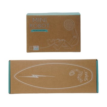 迷你 梣木機器人燈 浪板組 蒂芬妮綠