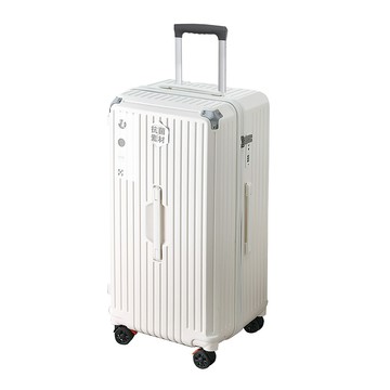 KOLKO 大容量胖胖防撞行李箱 輕音四滾輪 防耐摔防刮  質感白  20吋