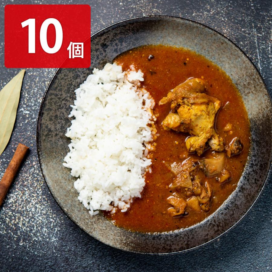 独膳スパイスカリー チキン 10個セット カレー 惣菜 チキンカレー 辛口 グルテンフリー 保存料不使用 国産チキン