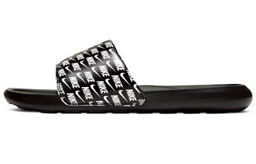 VICTORI ONE SLIDE PRINT REPEAT LOGO - BLACK