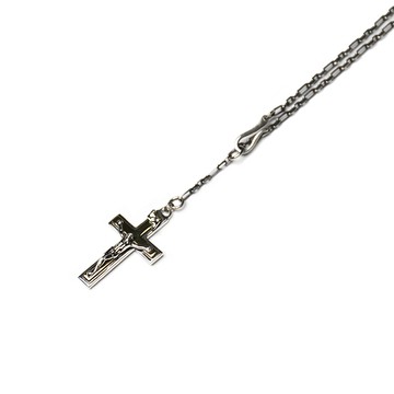 日本AMP JAPAN 925銀黃銅釘在十字架的原罪基督項鍊 3AK-103N