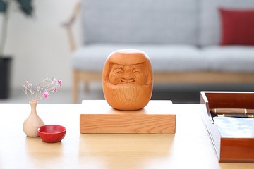 一位一刀雕 鈴木雕刻 招福達摩