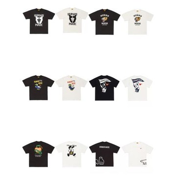 日系復古2025年蛇年限定human made短袖T-shirt男女ins情侶T恤夏