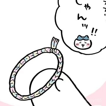 🍀臺灣出貨🍀【小紅書衕款】可愛吉伊卡哇手繩情侶閨蜜手工編織細款小清新手飾禮物