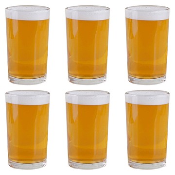 Deli Y1052 燒啤玻璃杯  直徑 6.5 cm x 高 11 cm  6個