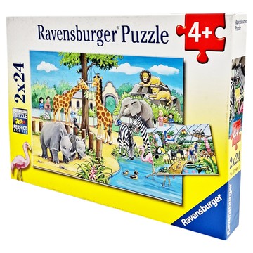 Ravensburger 維寶 拼圖 4歲以上適用  歡迎來動物園  48片  1盒