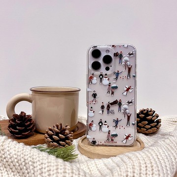 縮脖子過聖誕 療癒冬日系列 防摔手機殼 CSBP06