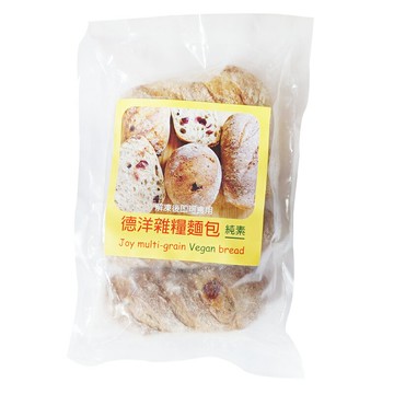 【德洋】雜糧麵包(4入/包) #純素 #冷凍配送
