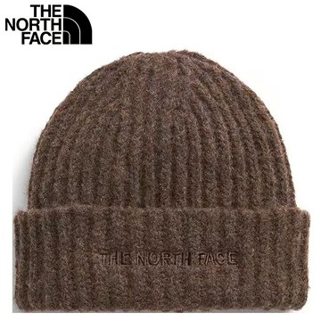 【情侶推薦款❤️】【The North Face 】北面   FOHAIR CABIN BEANIE保暖毛帽 棕 NF0A887T1OI