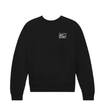 NIKE STUSSY FLEECE SWEATSHIRT BLACK US