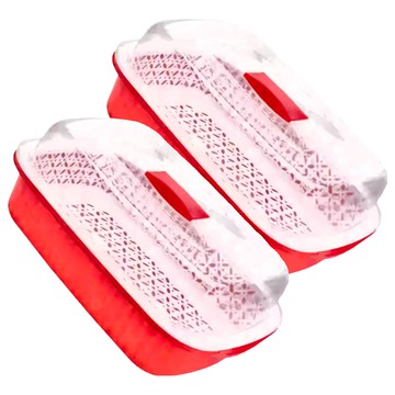 CHUANG YING 創贏 Baby貝比置物籃  37 x 25 x 17cm  紅色 + 白色  2個