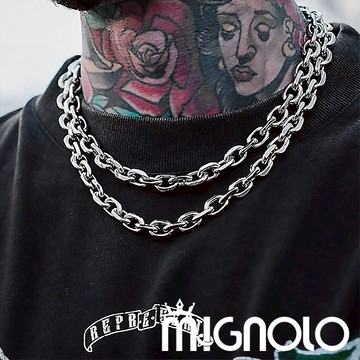 MIGNOLO💫結構項鍊｜11MM 鈦鋼項鍊 男生項鍊 鋼鍊 項鍊男 嘻哈項鍊 粗項鍊 項鏈 鋼鏈