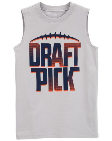 Kid Draft Pick Football Jersey Tank