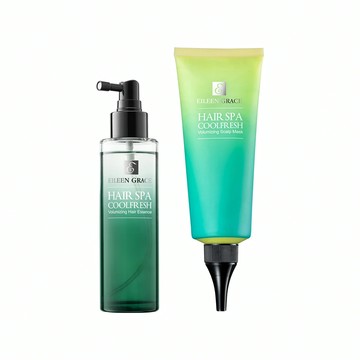 【泱綾髮品團購】髮根豐盈沁涼頭皮敷膜150ml*1+頭皮淨化養髮精華120ml*1