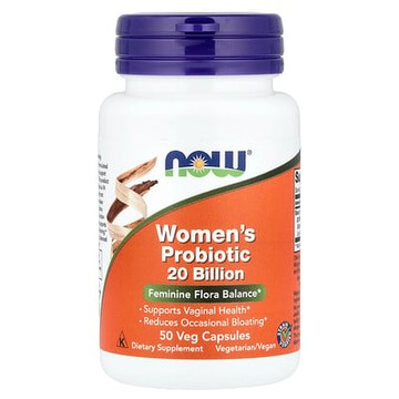 NOW Foods, 女性專用益生菌素食膠囊，200 億 CFU，50 粒裝