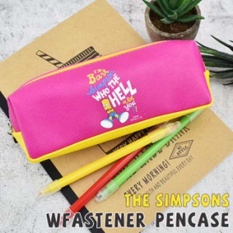 メール便可 ザ シンプソンズ The Simpsons Wファスナーペンケース ペンケース 筆箱 ポーチ Pink Bart 合皮 かわいい 学生 Msps 044 通販 Lineポイント最大1 0 Get Lineショッピング