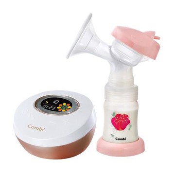 康貝 Combi 自然吸韻電動吸乳器 (單雙兩用) 單邊吸乳器.可支援雙邊 /適用寬口奶瓶.搭配寬口轉接環