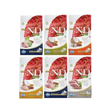 義大利Farmina法米納-天然藜麥無榖機能系列-犬用-小顆粒 800g/1.76lb x 3入組(買二件送寵物玩具1個隨機)