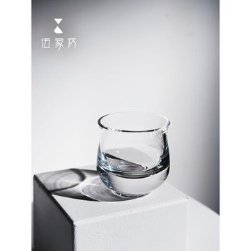 伍家坊水晶玻璃主人杯單杯功夫茶杯品鑒杯酒杯品茗杯水杯茶具杯子