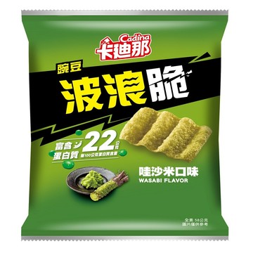 卡迪那豌豆波浪脆哇沙米口味58g