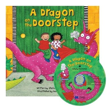JY books 歌唱繪本 Song Animation A Dragon on the Doorstep (Paperback + Hybrid CD)  平裝