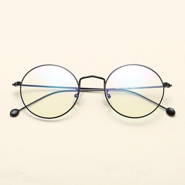 眼鏡框圓框眼鏡鏡架-簡約復古文藝百搭男女平光眼鏡6色73oe77【獨家進口】【米蘭精品】