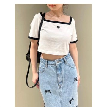 星野家日單 torowee 25新款 合作款 學院風短款百搭T恤