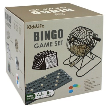 KidsLife 歡樂手搖賓果機  1套  手搖賓果機 多色