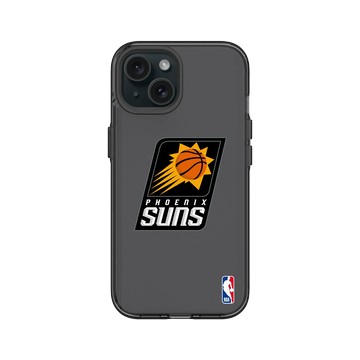 iPhone 15 Clear 酷墨灰 - NBA - Logo-鳳凰城太陽 Phoenix Suns