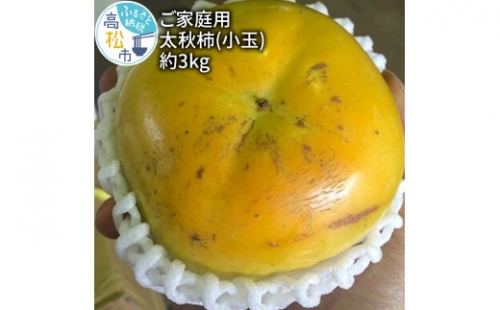 訳あり ご家庭用　太秋柿(小玉)　約3kg 