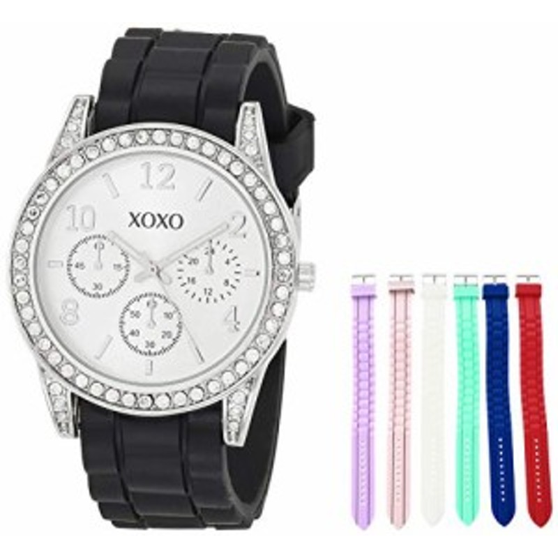 腕時計 クスクス キスキス Accutime XOXO Women's Analog-Quartz Watch