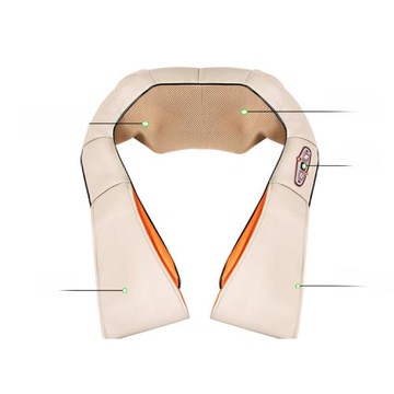 揉捏按摩披肩多功能紅光腰背部揉捏儀車家兩用按摩器