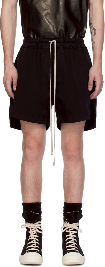 Rick Owens DRKSHDW 黑色 Porterville Phleg 短裤