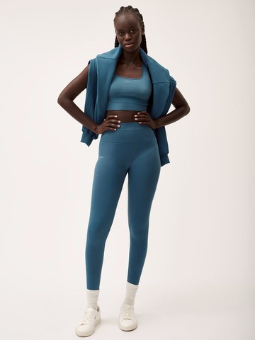 PANGAIA - Women's Plant-Stretch Compressive Leggings - storm blue - L L
