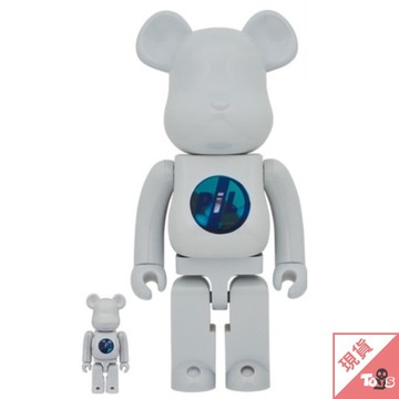 （現貨）BE@RBRICK 庫柏力克熊 bearbrick PiL CHROME 珠光 白藥丸 400%＆100%