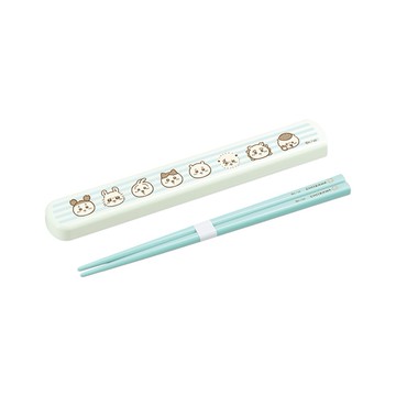 Chiikawa吉伊卡哇專區 吉伊卡哇大集合滑蓋收納筷 約19.5cm (JN2189)