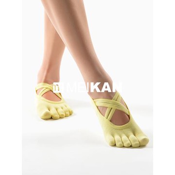 10A抗菌MEIKAN美看瑜伽襪五指襪地板襪分趾專業防滑襪普拉提襪2雙