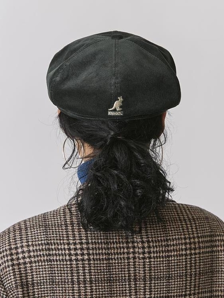 帽】Kangol Cord Spitfire Cap袋鼠燈芯絨貝雷帽正反戴男女報童帽推薦