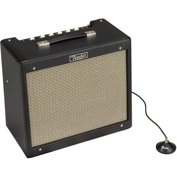 Fender Blues Junior IV Guitar Amplifier, Black Bundle with Instrument Cable