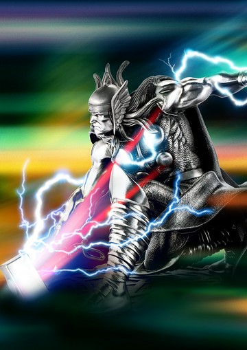 【預購】RS皇家雪蘭莪 漫威超級英雄 雷神索爾 限量錫合金典藏雕像