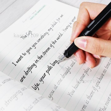 新款♥英語練字帖圓體書法字帖意大利斜體漂亮英文連筆手寫體印刷一本通