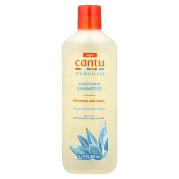 Cantu, 輕盈舒緩洗髮精，適用於波浪和卷髮，13.5 液量盎司（400 毫升）