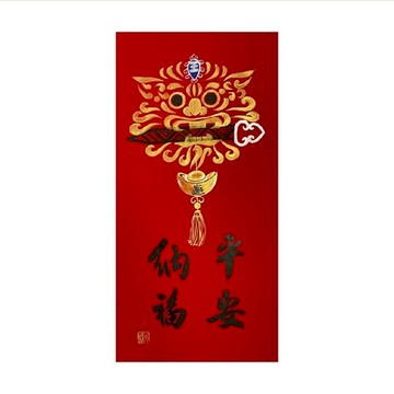 春華工坊/手寫手繪年畫/V07/平安納福