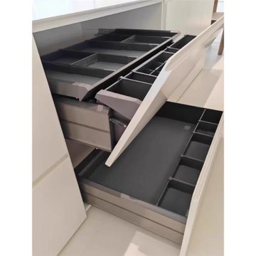 廚房海蒂詩輕松抽傾斜抽拉籃櫥柜灶臺下方拉籃抽屜式大一多傾易抽