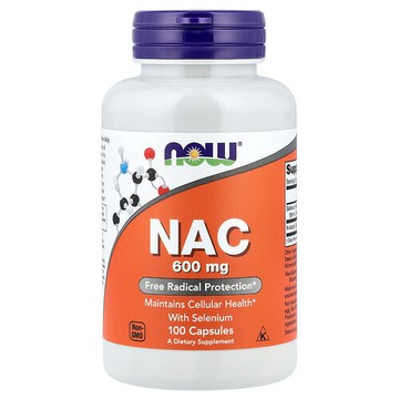 NOW Foods, 含硒 NAC，100 粒膠囊